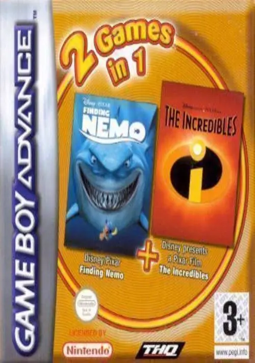 2 in 1 - Findet Nemo & Die Unglaublichen (G)(Independent) ROM download