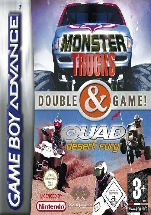 2 In 1 - Quad Desert Fury & Monster Trucks (E) ROM download