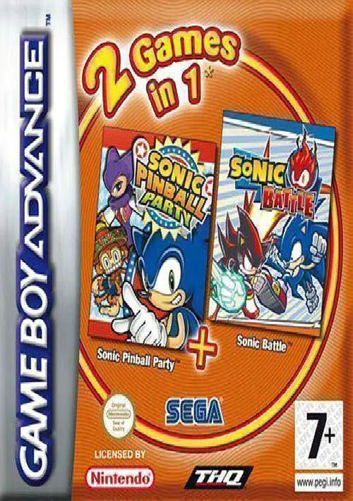 2 In 1 - Sonic Pinball Party & Sonic Battle (E) ROM
