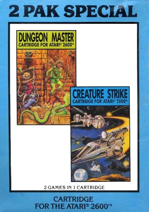 2 Pak Special Blue - Dungeon Master,Creature Strike (1992) (PAL) ROM