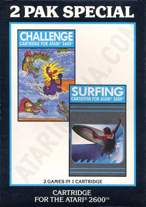  2 Pak Special Black - Challenge,Surfing (HES) (PAL) [a1] ROM download