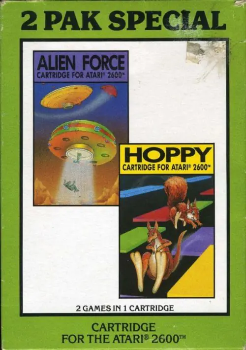  2 Pak Special Light Green - Hoppy,Alien Force (HES) (PAL) ROM