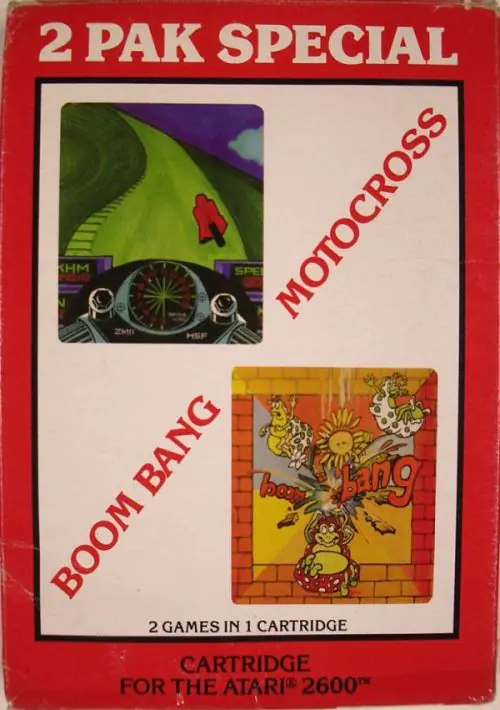 2 Pak Special Red - Motocross,Boom Bang (1990) (PAL) ROM