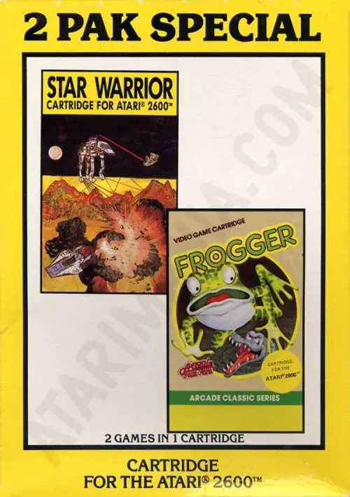  2 Pak Special Yellow - Star Warrior,Frogger (1990) (HES) (PAL) ROM download