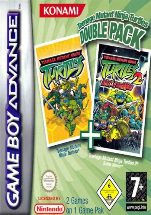 2 In 1 - Teenage Mutant Ninja Turtles Double Pack (sUppLeX) ROM download