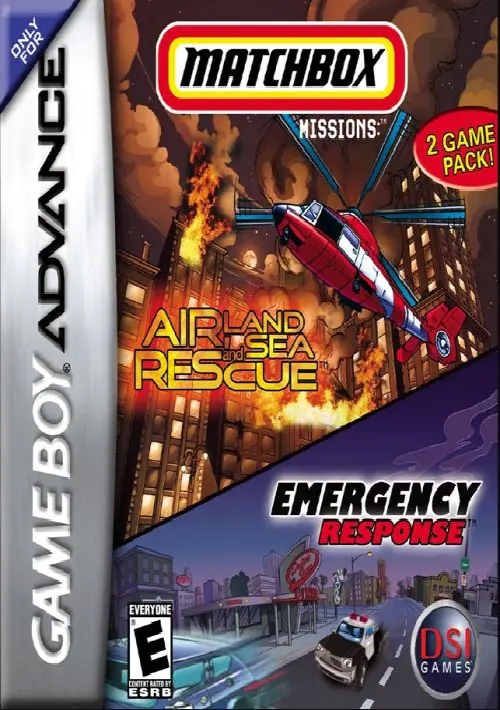 2 In 1 - Matchbox Missions - Emergency Response Air, Land & Sea Rescue ROM download