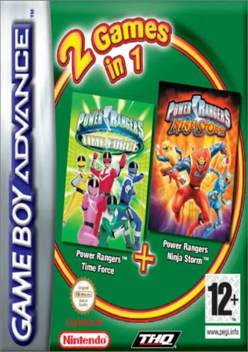 2 In 1 - Power Rangers - La Force Du Temps & Ninja Storm ROM download