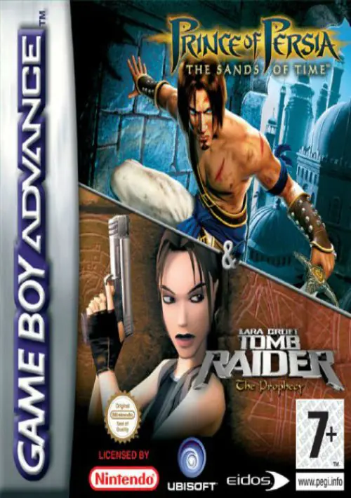 2 In 1 - Prince Of Persia - The Sands Of Time & Tomb Raider - The Prophecy ROM download