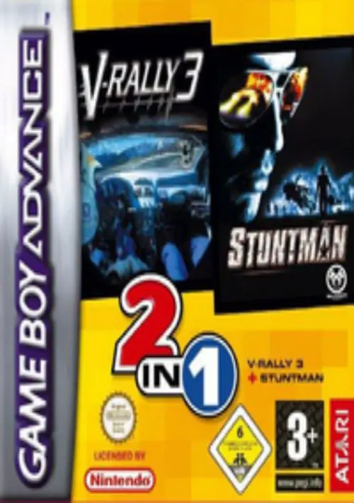 2 In 1 - V-Rally 3 & Stuntman ROM download