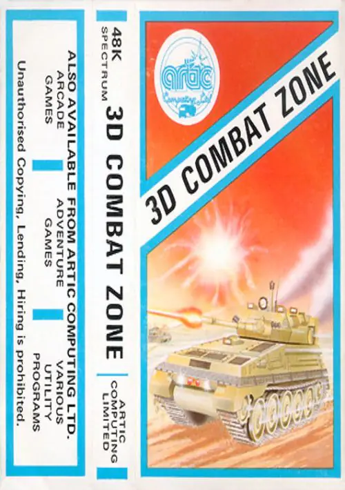 3D Combat Zone (1983)(Artic Computing)[a] ROM download