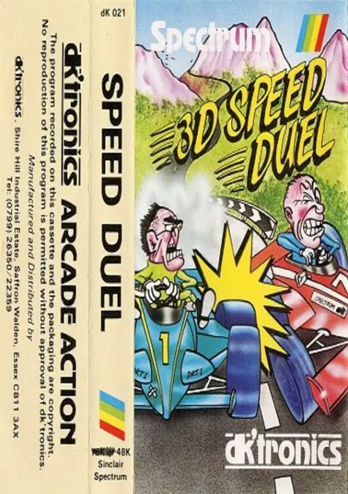 3D Speed Duel (1983)(DK'Tronics) ROM download
