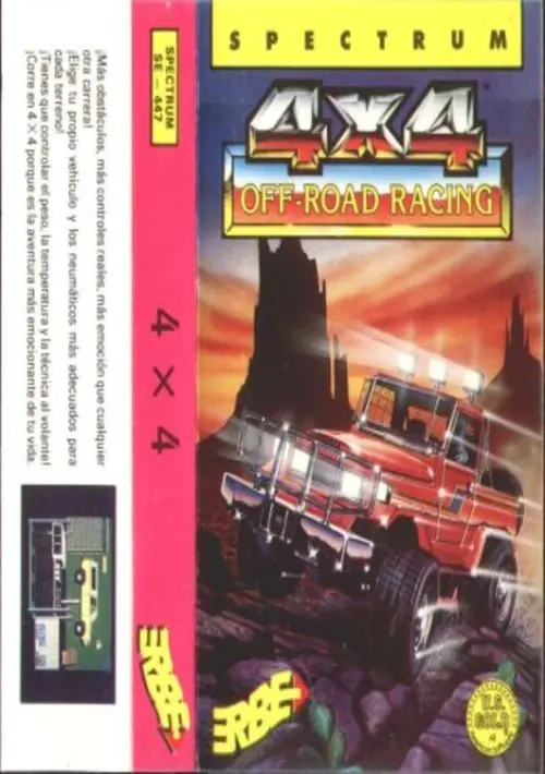 4x4 Off-Road Racing (1988)(Erbe Software)(Side A)[48-128K][re-release] ROM download