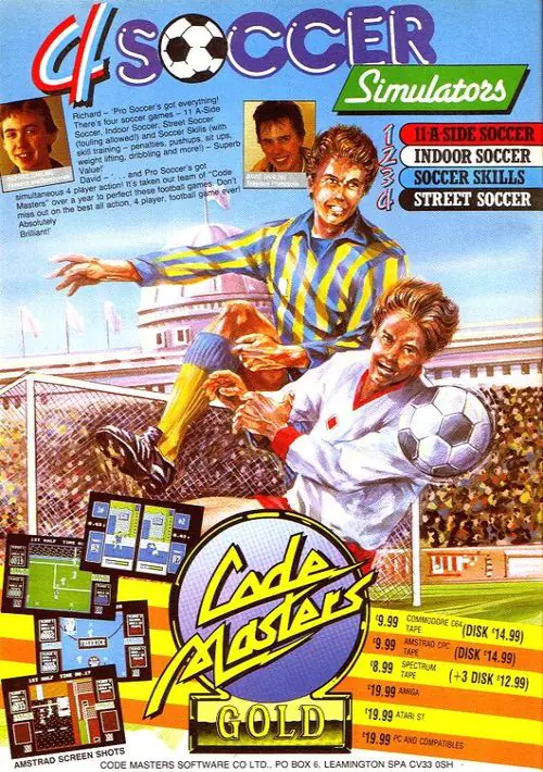 4 Soccer Simulators (1989)(Codemasters Gold)[b][48-128K] ROM download