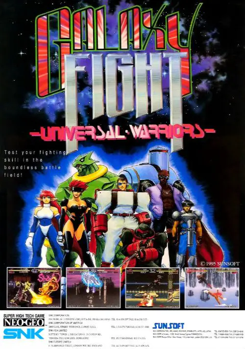 Galaxy Fight - Universal Warriors ROM download