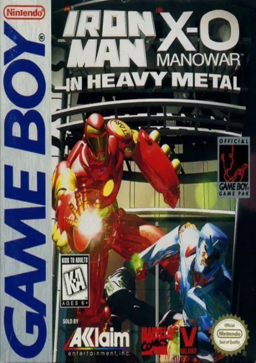 Ironman and X-O Manowar in Heavy Metal ROM download