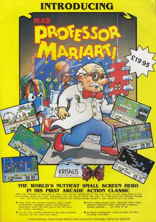 Mad Professor Mariarti (1990)(Krisalis) ROM download