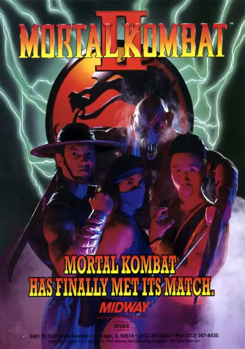 Mortal Kombat II (rev L1.1) ROM