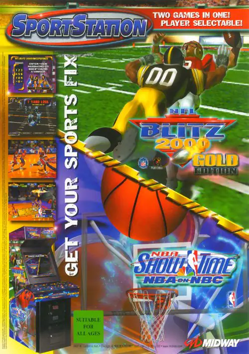 NFL Blitz 2000 Gold Edition (ver 1.2, Sep 22 1999) ROM download