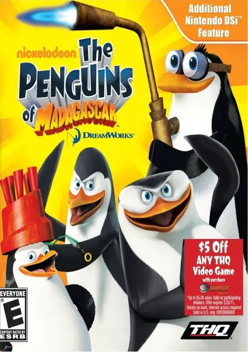 Penguins of Madagascar, The (DSi Enhanced) (U) ROM download