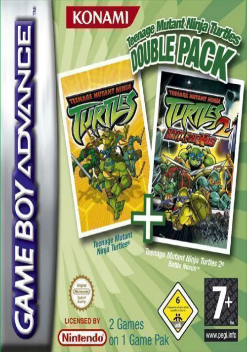 Teenage Mutant Ninja Turtles Double Pack ROM download