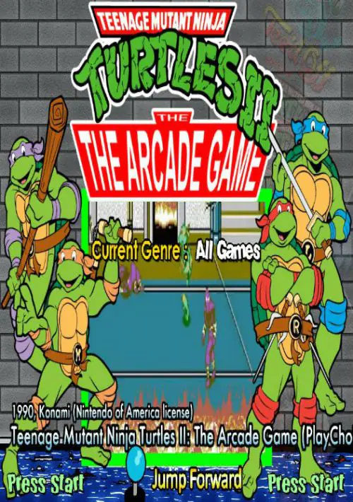Teenage Mutant Ninja Turtles (Oceania 2 Players) ROM download