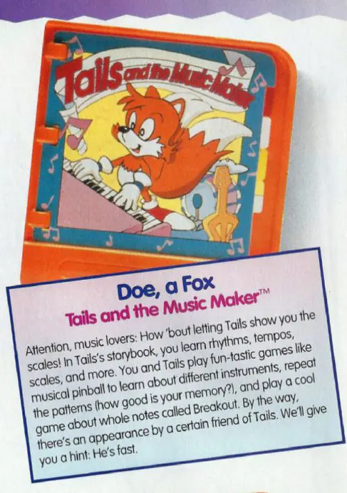 Tails And The Music Maker ROM download