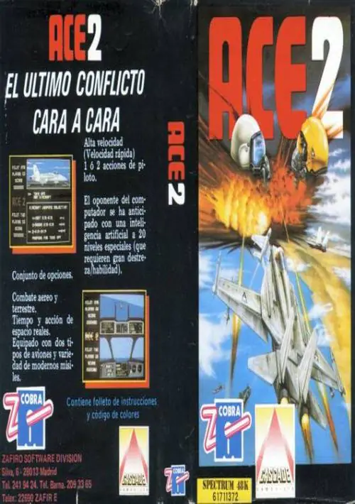 ACE 2 - The Ultimate Head to Head Conflict (1987)(Cascade Games)[a] ROM download