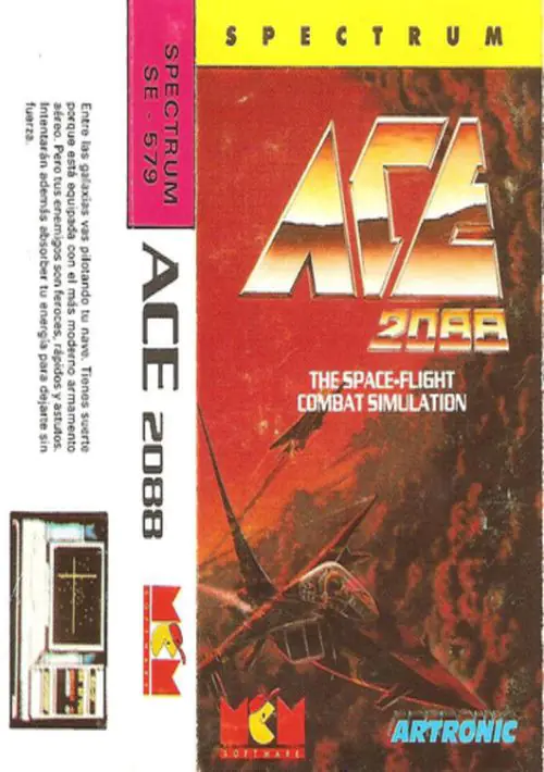 ACE 2088 - The Space-Flight Combat Simulation (1988)(Cascade Games)[128K] ROM download