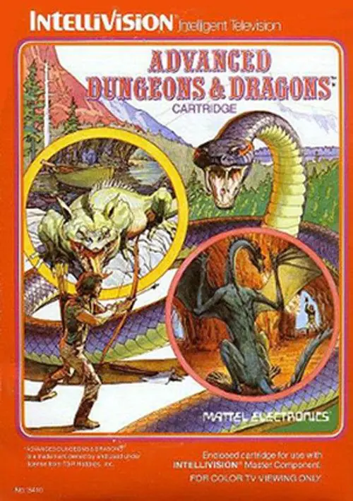 Advanced Dungeons And Dragons (1982) (Mattel) ROM download