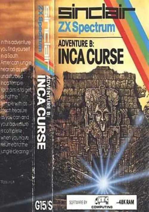 Adventure B - Inca Curse (1982)(Artic Computing)[a2][16K] ROM download