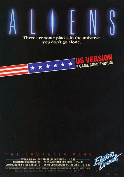 Aliens US - Computer Game (UK) (1986).dsk ROM download