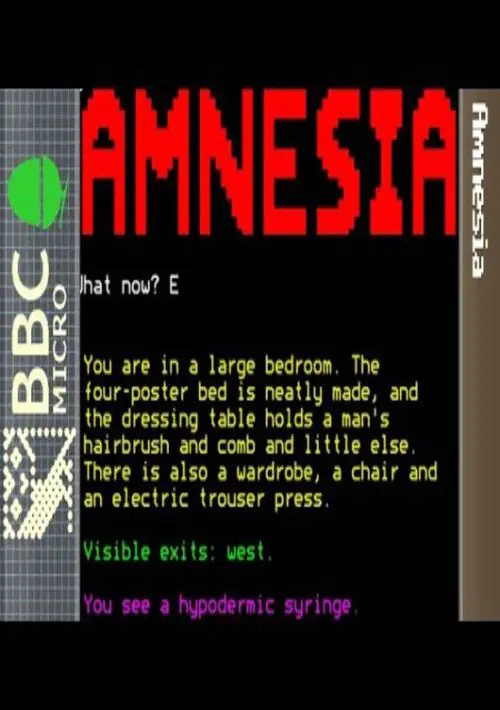 Amnesia (1988)(K. Edwards)[h TSTH][bootfile] ROM download