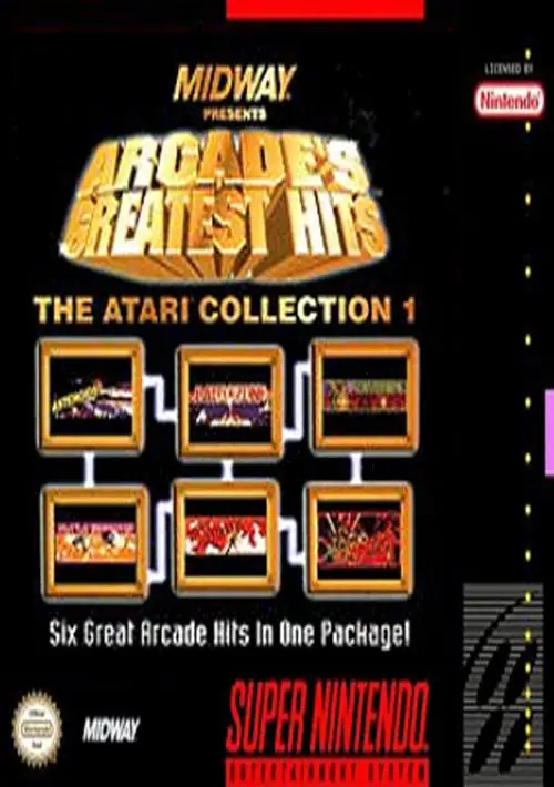 Arcade's Greatest Hits - The Atari Collection 1 ROM download