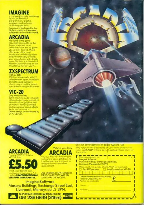 Arcadia (1982)(Imagine Software)[a][16K] ROM download