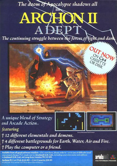 Archon II - Adept (1989)(Electronic Arts) ROM download