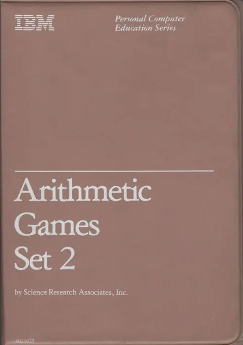 Arithmetic Games Set 2 ROM