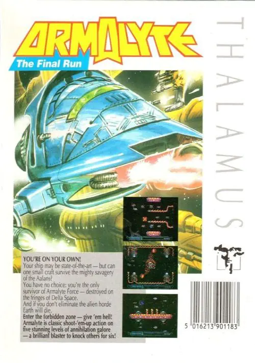 Armalyte (1991)(Thalamus)[cr Elite][t +2][a] ROM download