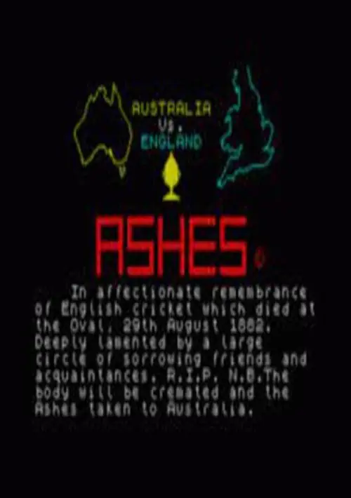 Ashes (1984)(CCS) ROM download
