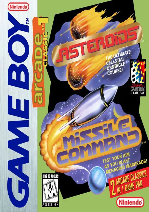 Asteroids & Missile Command ROM download