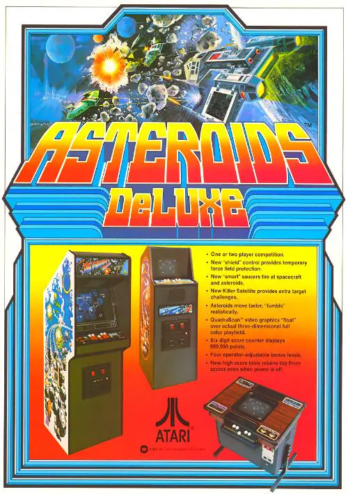 Asteroids Deluxe (rev 3) ROM download