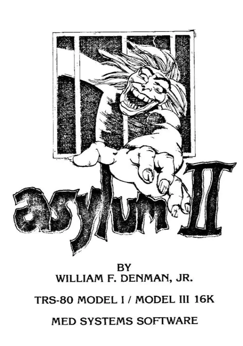 Asylum II (1982)(William Denman-Med Systems)[CMD] ROM download