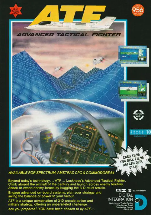 ATF - Advanced Tactical Fighter (1988)(Digital Integration)[a2][48-128K] ROM download