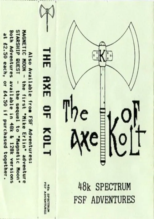 Axe Of Kolt, The (1990)(FSF Adventures)(Part 1 Of 4)[128K] ROM download