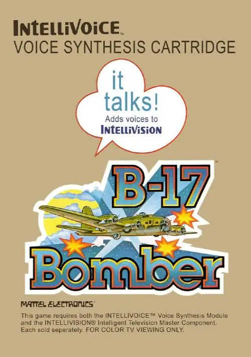 B-17 Bomber (1981) (Mattel) ROM download
