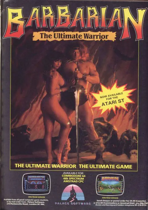 Barbarian - The Ultimate Warrior ROM download