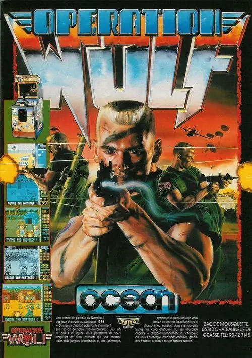 Battle Stations - Operation Wolf (19xx)(Ocean)[128K] ROM download