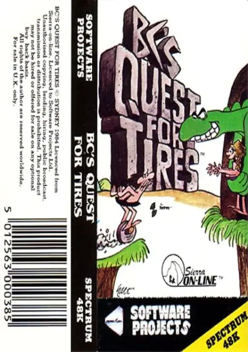 BC's Quest For Tires (1983)(Software Projects)[cr SatanSoft] ROM download