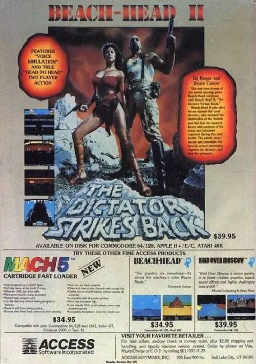 Beach-head II (1985)(Access)[cr] ROM