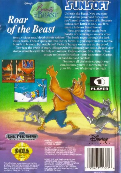 Beauty And The Beast - Roar Of The Beast ROM download