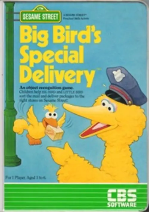 Big Bird's Special Delivery (DOS) ROM download